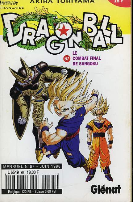 Dragon Ball N67 : Le combat final de Sangoku.