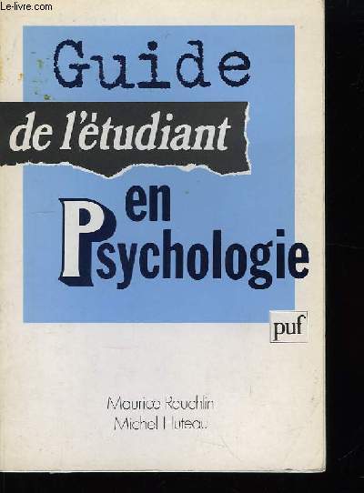 Guide de l'tudiant en Psychologie.