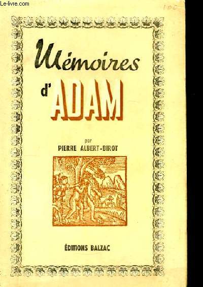 Les Mémoires d'Adam.