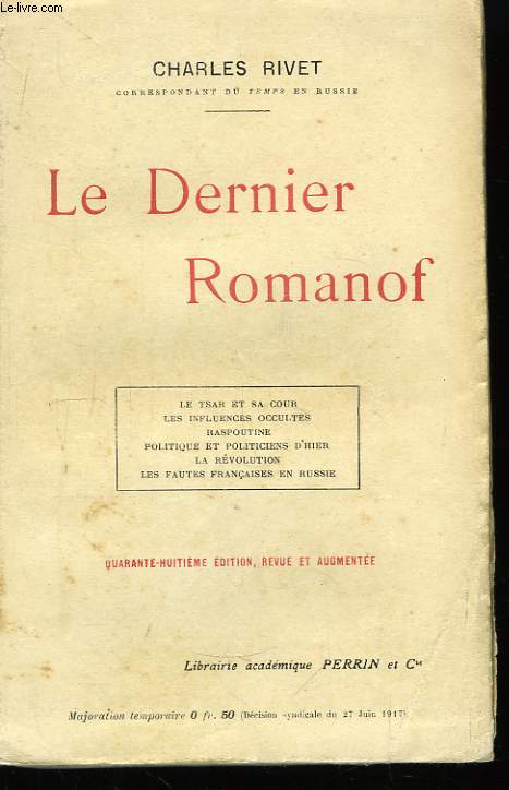Le Dernier Romanof.