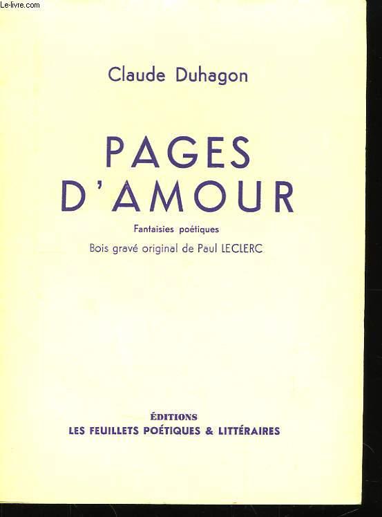 Pages d'Amour