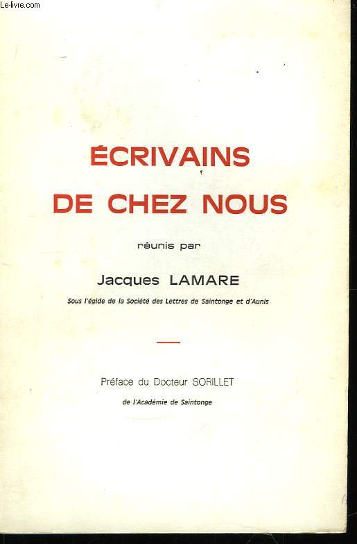 Ecrivains de chez nous.