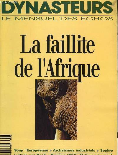 Dynasteurs, n43 : La faillite de l'Afrique.