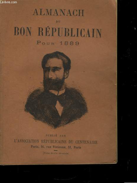 Almanach du Bon Rpublicain pour 1889