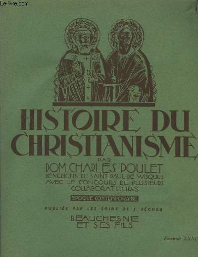 Histoire du Christianimse. Fascicule XXXIX