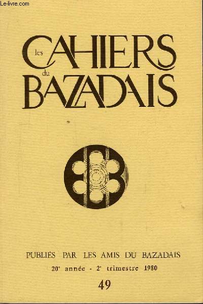 Les Cahiers du Bazadais. N49