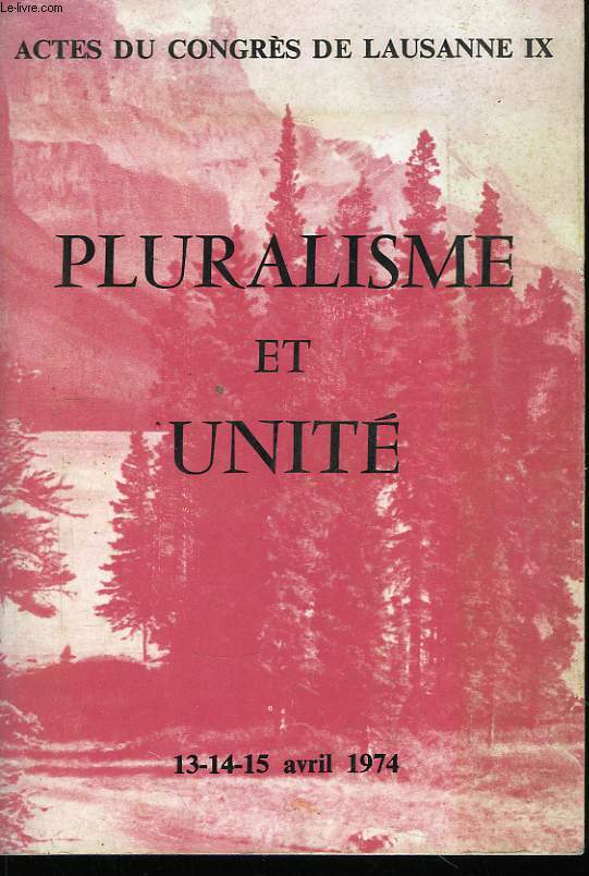 Pluralisme et Unit