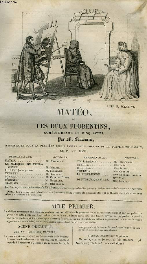 Mato, ou Les Deux Florentins.