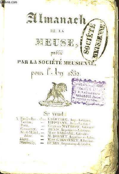 Almanach de la Meuse, pour l'an 1832