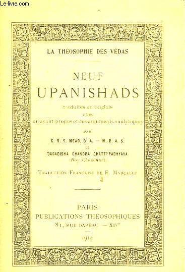 Neuf Upanishads.