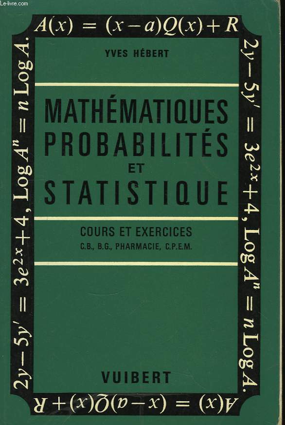 Mathmatiques. Probabilits et Statistique