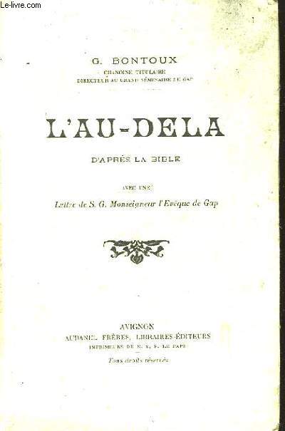 L'Au-Del, d'aprs la Bible.