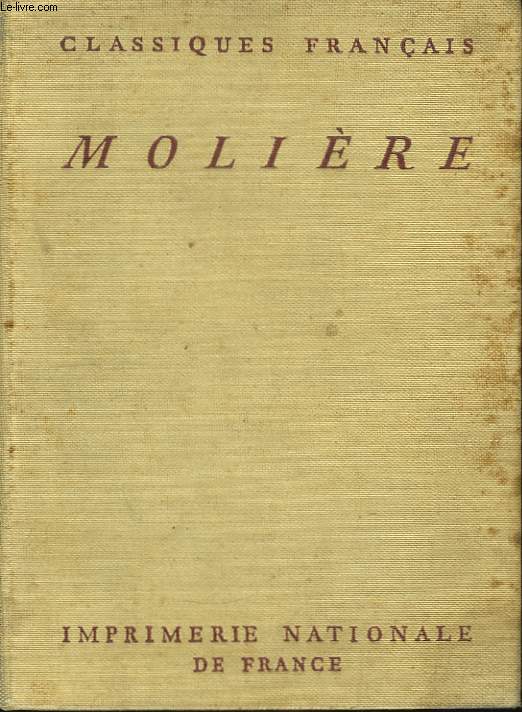 Oeuvres compltes de Molire. TOME V.