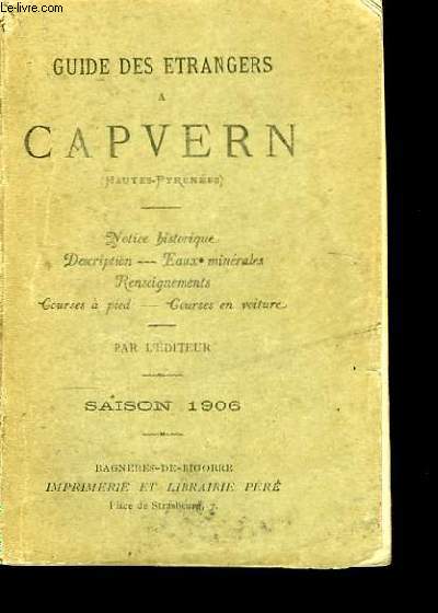 Guide des Etrangers  Capvern (Hautes-Pyrnes). Saison 1901