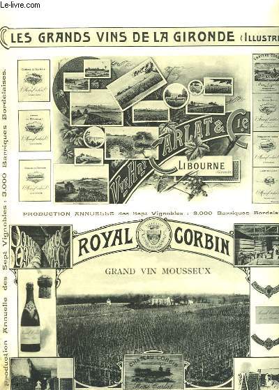Les Vins de la Gironde Illustrs. Royal Corbin.