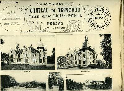Les Vins de la Gironde Illustrs. Chteau de Tringaud.