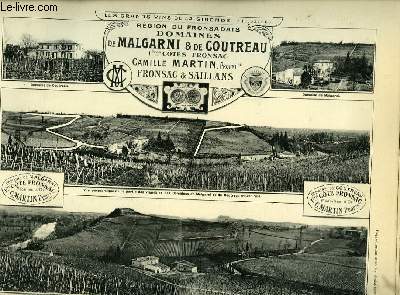 Les Vins de la Gironde Illustrs. Domaines de Malgarni & de Coutreau