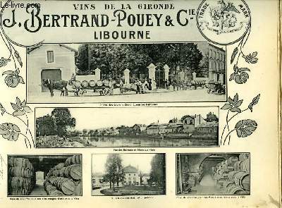 Les Vins de la Gironde Illustrs. J. Bertrand-Pouey & Cie.