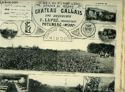 Les Vins de la Gironde Illustrs. Chteau Gallais.
