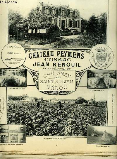 Les Vins de la Gironde Illustrs. Chteau Peymens.