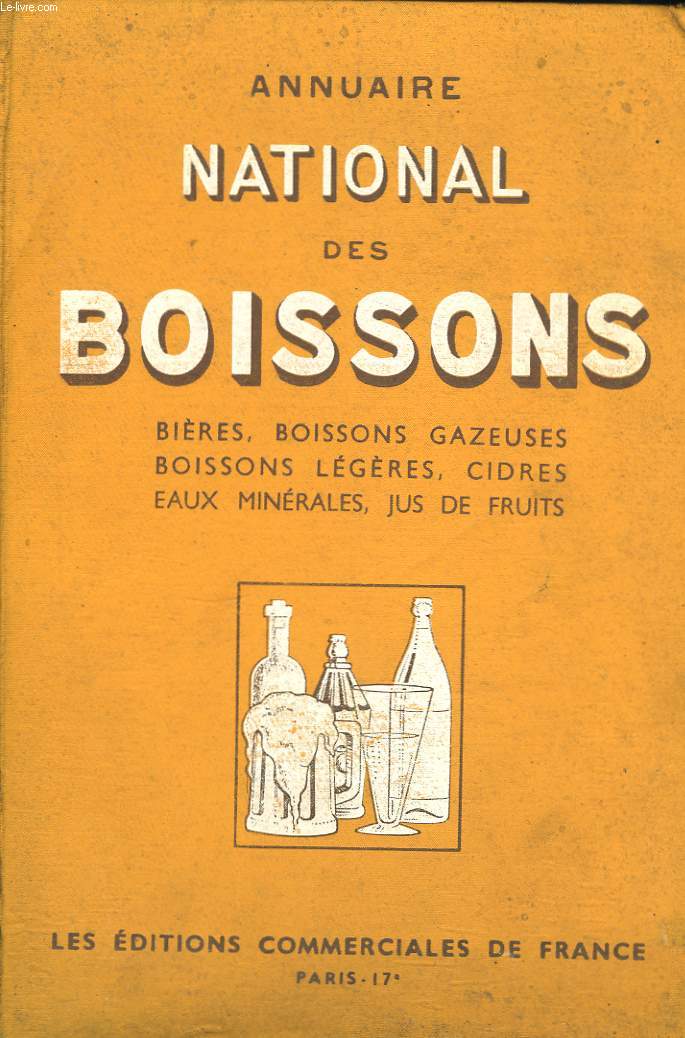 Annuaire National des Boissons 1959