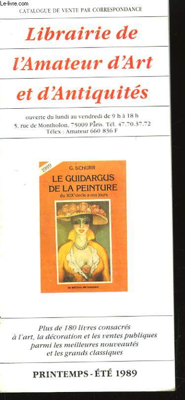 Catalogue de Vente par correspondance. Printemps / Et 1989