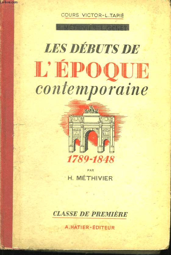 Les dbuts de l'poque contemporaine. 1789 - 1848