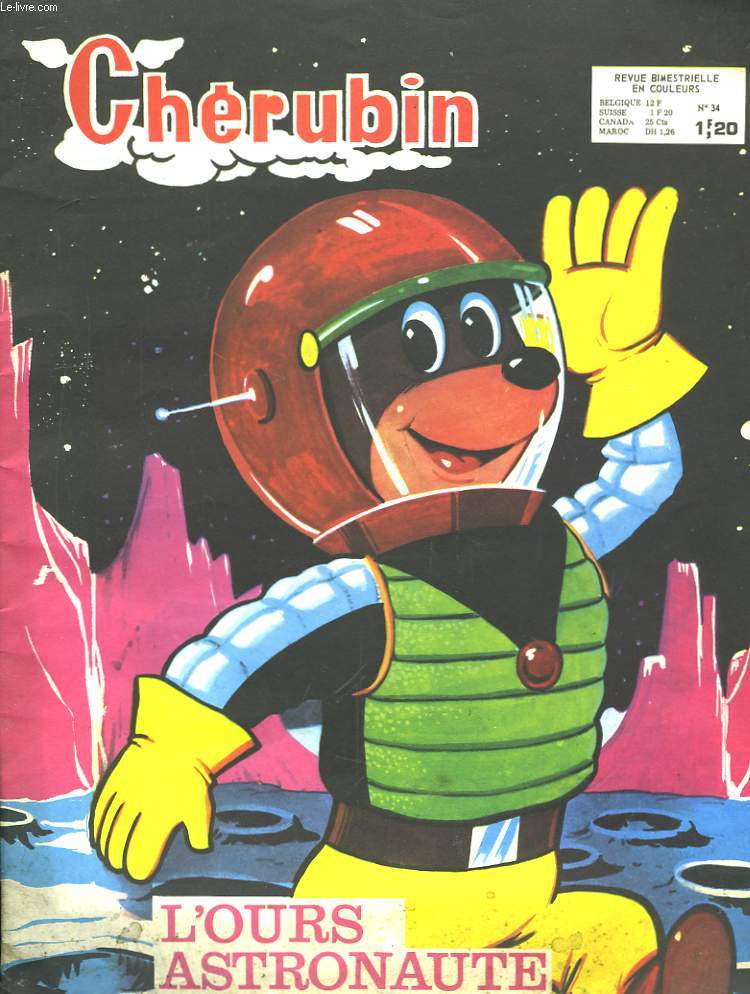 Chrubin N34 : L'ours astronaute.