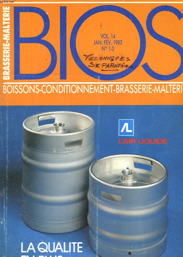 Bios N1 - 2, Vol.14 : L'Air Liquide