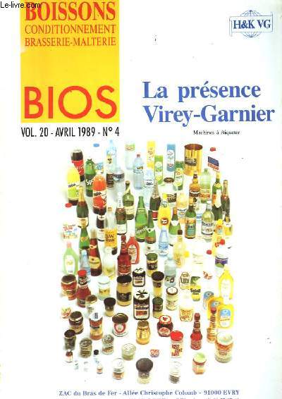 Bios N°4, Vol. 20 : La présence Virey-Garnier.
