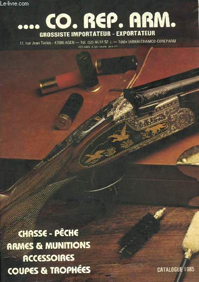 Catalogue d'Armes et de Munitions.