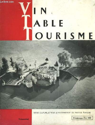 Vin Table Tourisme. Printemps - Et 1959