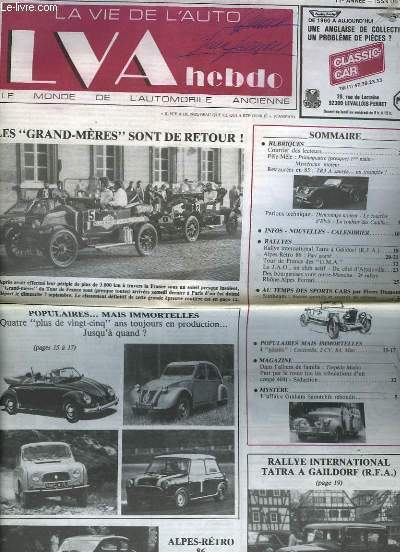 La Vie de l'Auto n86 / 34