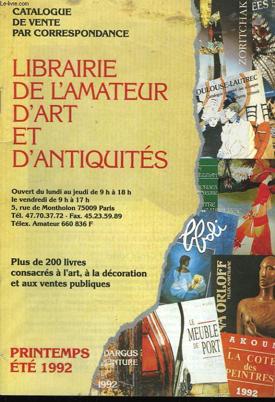 Catalogue de VPC, Printemps / Et 1992
