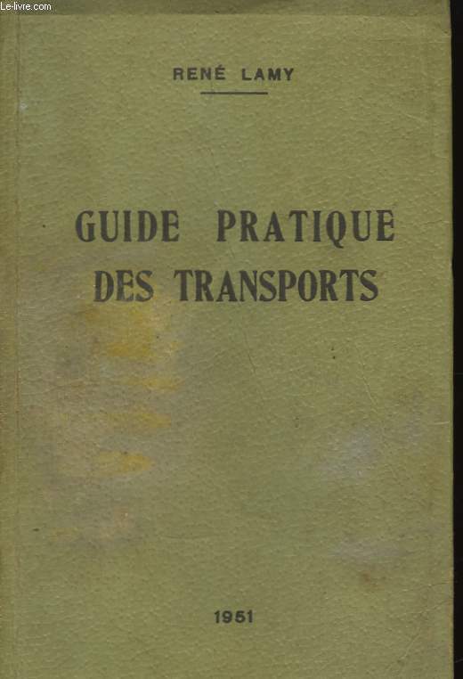 Guide Pratique des Transports 1951
