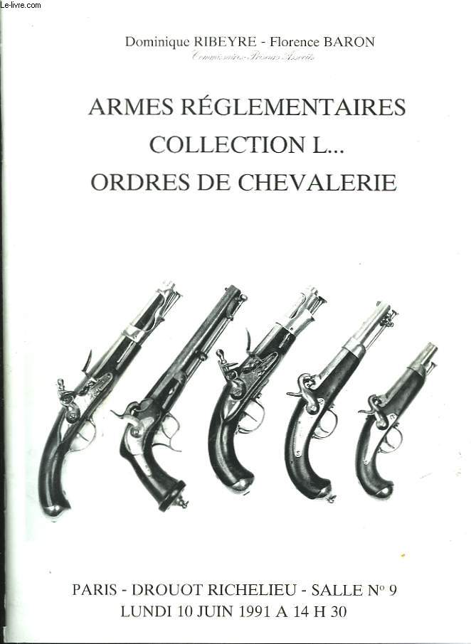 Armes Rglementaires Collection L... Ordres de Chevelerie.
