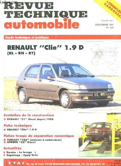 Revue Technique Automobile. N°534