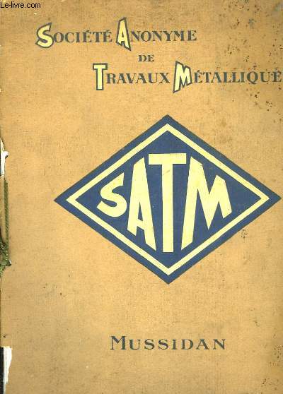 Catalogue SATM, Mussidan.
