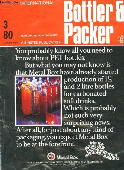 Botter & Packer n3, vol. LIV