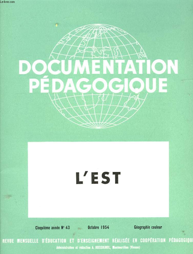 Documentation Pdagogique N43, 5me anne : L'Est