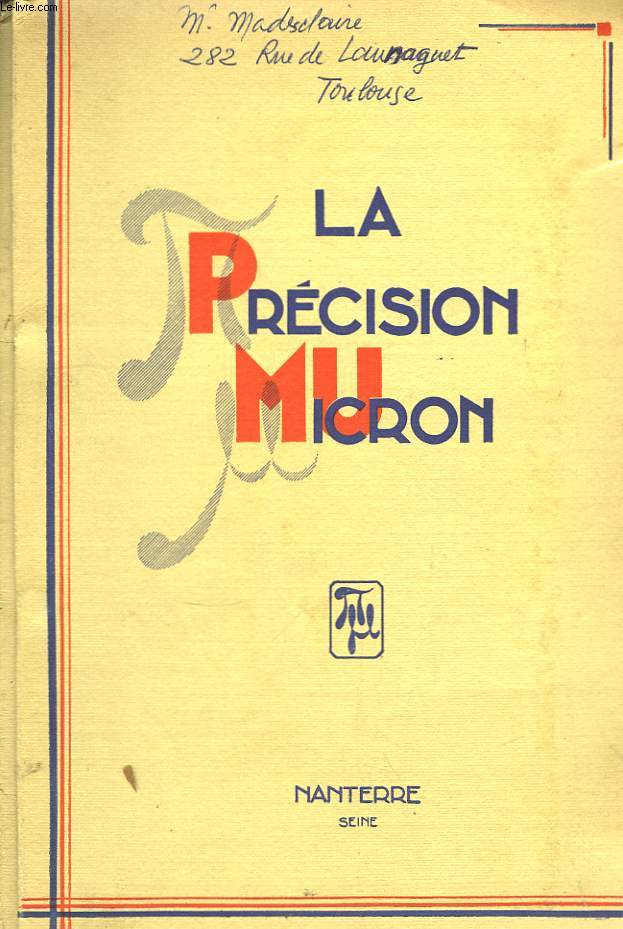 La Précision Micron - COLLECTIF - 0 - Afbeelding 1 van 1