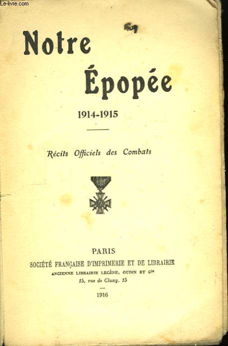 Notre Epope 1914 - 1915