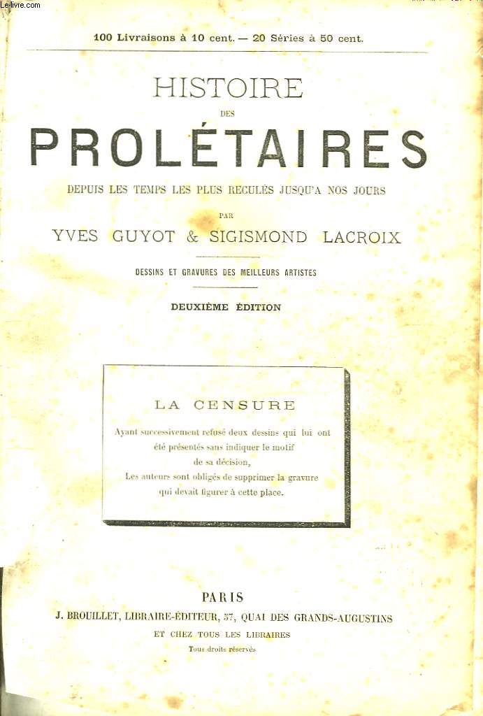 Histoire des Proltaires