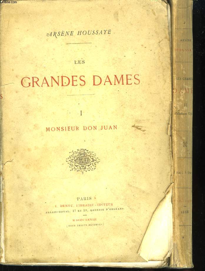 Les Grandes Dames. TOMES 1 et 2