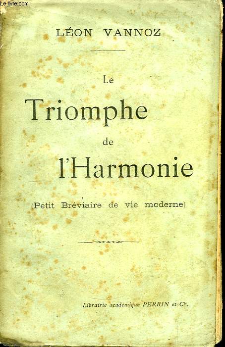 Le Triomphe de l'Harmonie.