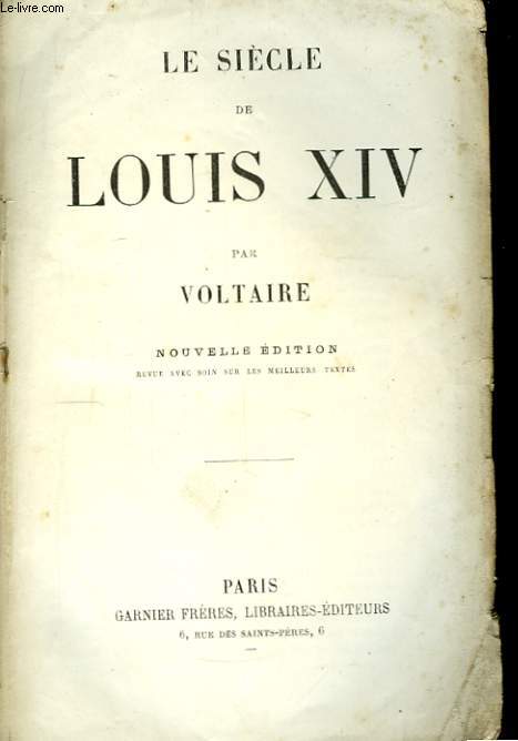 Le sicle de Louis XIV