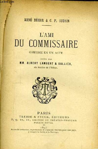 L'Ami du Commissaire.