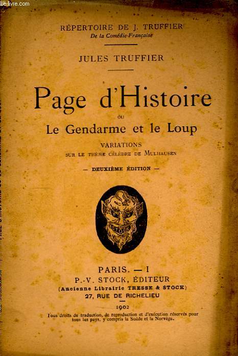 Page d'Histoire, ou Le Gendarme et le Loup.