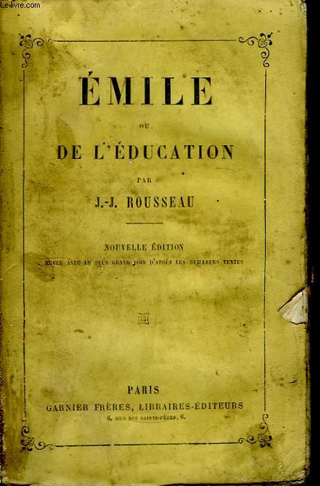 Emile ou De l'Education.