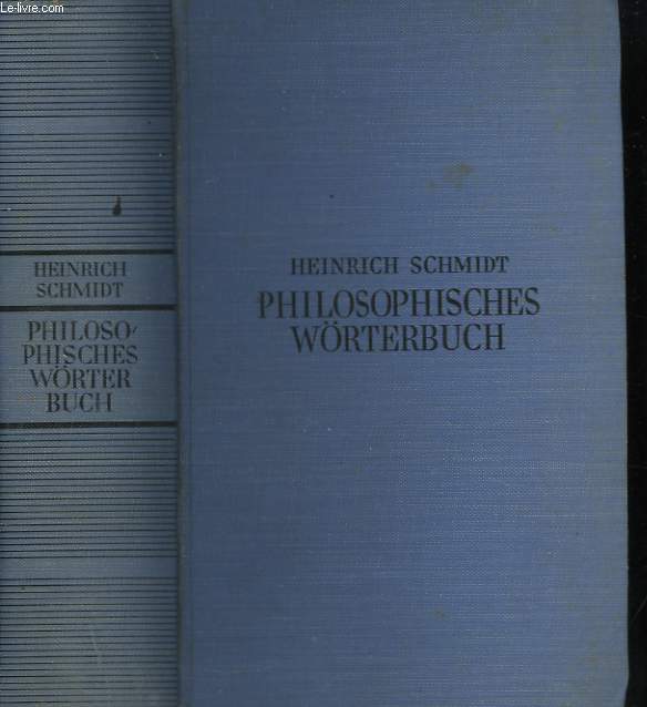 Philosophisches Worterbuch